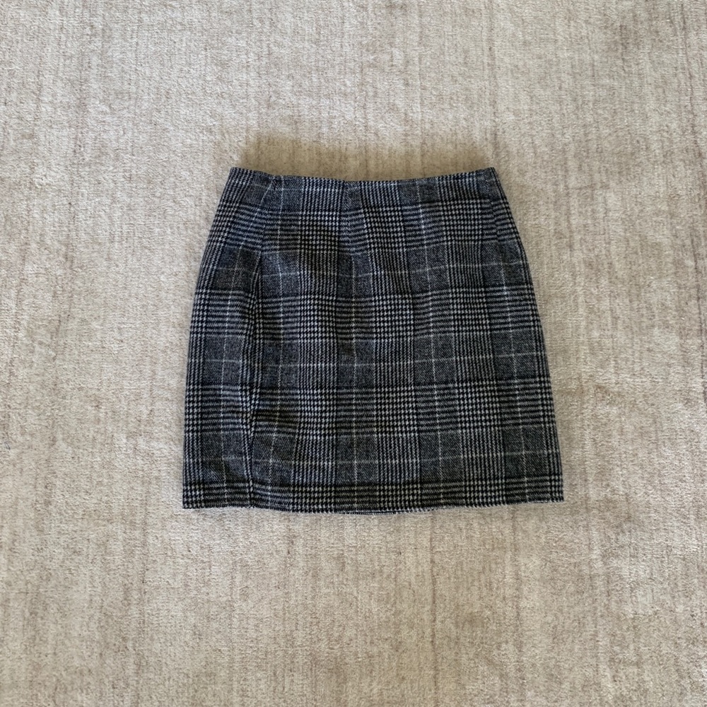 plaid skirt